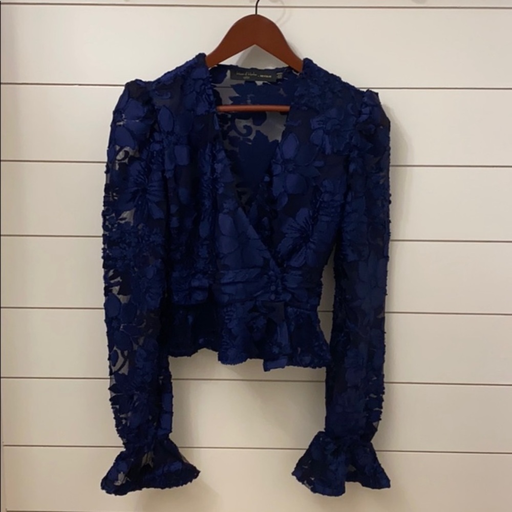 House of Harlow 1960 X REVOLVE SOLANA BLOUSE XS - Picture 2 of 7